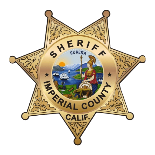 Official Imperial County Sheriff badge